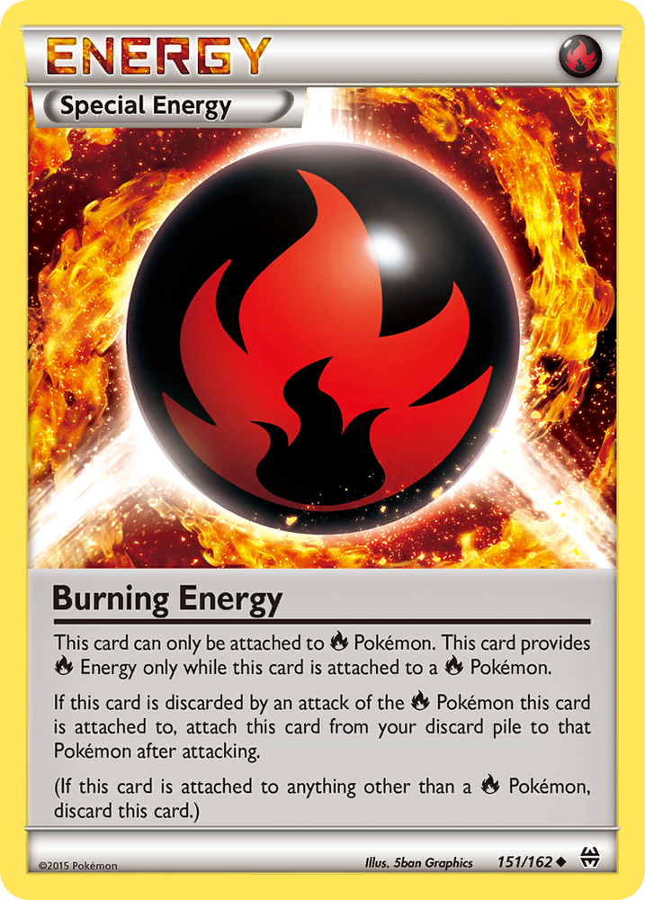 Pokemon | Burning Energy (151/162) [XY: BREAKthrough] | The Nerd Merchant