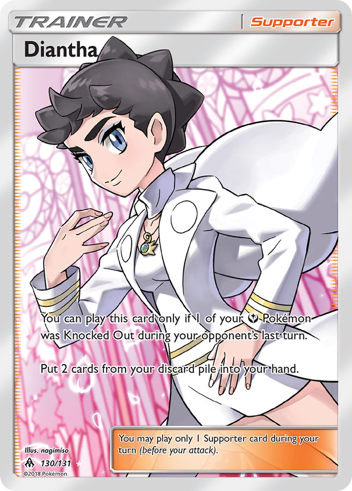 Pokemon | Diantha (130/131) [Sun & Moon: Forbidden Light] | The Nerd Merchant