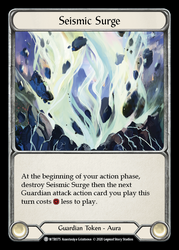Flesh and Blood TCG | Seismic Surge [U-WTR075] (Welcome to Rathe Unlimited)  Unlimited Normal | The Nerd Merchant