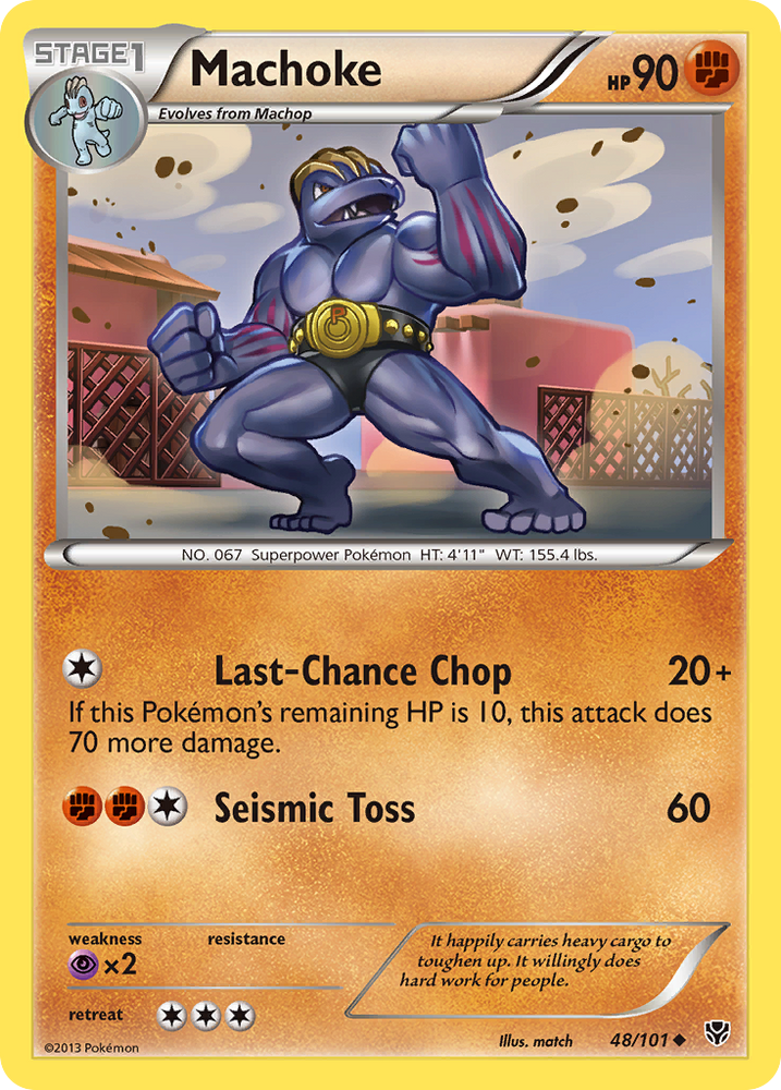Pokemon | Machoke (48/101) [Black & White: Plasma Blast] | The Nerd Merchant