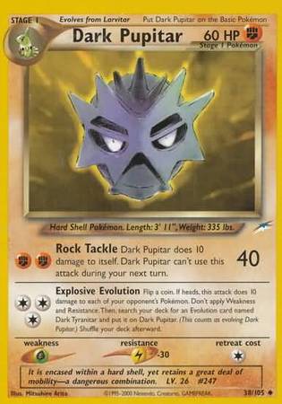 Pokemon | Dark Pupitar (38/105) [Neo Destiny Unlimited] | The Nerd Merchant
