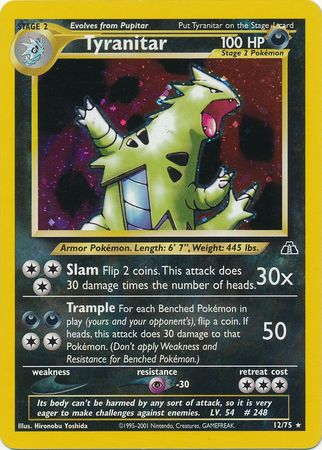 Pokemon | Tyranitar (12/75) [Neo Discovery Unlimited] | The Nerd Merchant