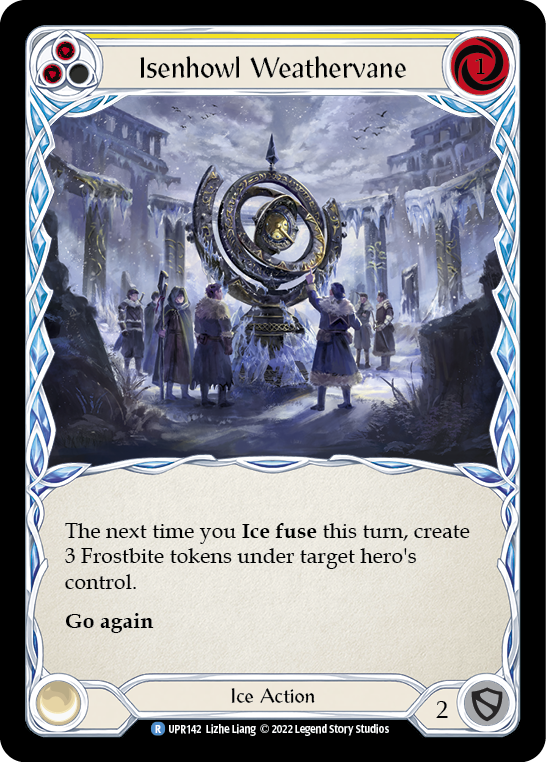 Flesh and Blood TCG | Isenhowl Weathervane (Yellow) [UPR142] (Uprising)  Rainbow Foil | The Nerd Merchant