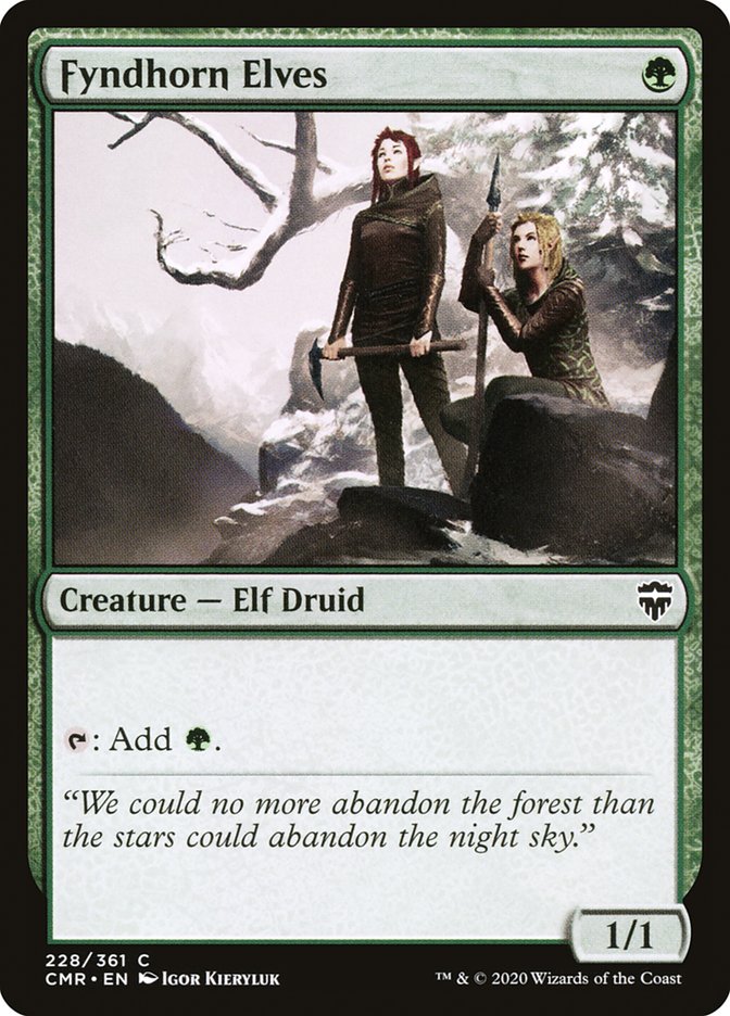 Magic | Fyndhorn Elves [Commander Legends] | The Nerd Merchant