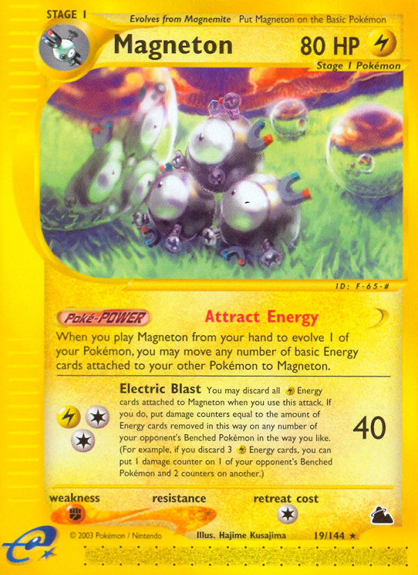 Pokemon | Magneton (19/144) [Skyridge] | The Nerd Merchant