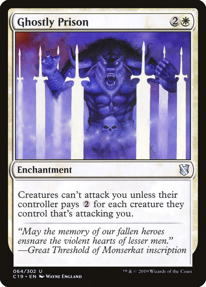 Magic | Ghostly Prison [Commander 2019] | The Nerd Merchant