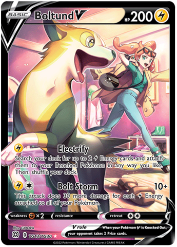 Pokemon | Boltund V (TG13/TG30) [Sword & Shield: Brilliant Stars] | The Nerd Merchant