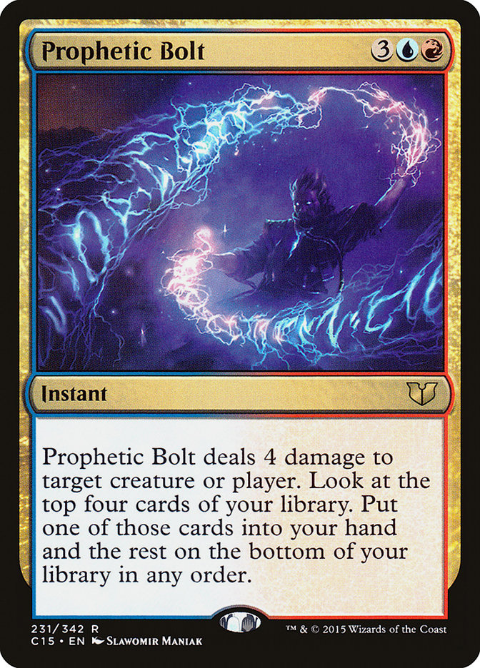 Magic | Prophetic Bolt [Commander 2015] | The Nerd Merchant
