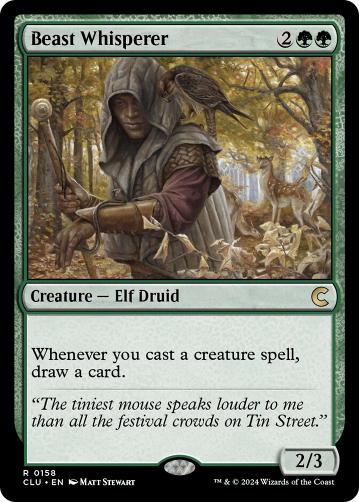 Magic | Beast Whisperer [Ravnica: Clue Edition] | The Nerd Merchant