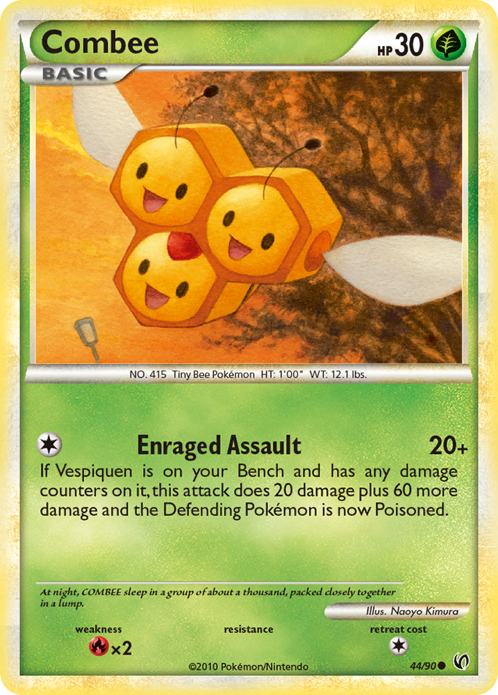 Pokemon | Combee (44/90) [HeartGold & SoulSilver: Undaunted] | The Nerd Merchant
