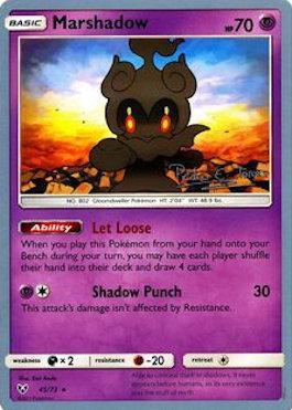 Pokemon | Marshadow (45/73) (Dragones y Sombras - Pedro Eugenio Torres) [World Championships 2018] | The Nerd Merchant
