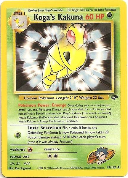 Pokemon | Koga's Kakuna (47/132) [Gym Challenge Unlimited] | The Nerd Merchant