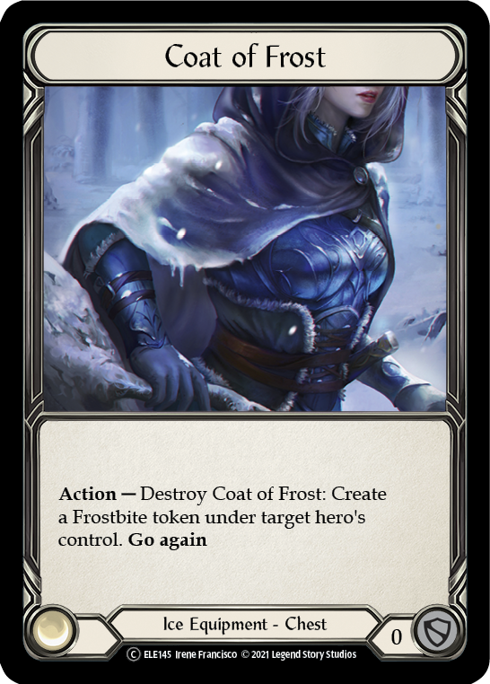 Flesh and Blood TCG | Coat of Frost [U-ELE145] (Tales of Aria Unlimited)  Unlimited Rainbow Foil | The Nerd Merchant