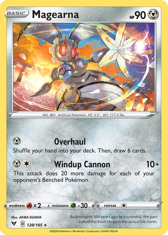Pokemon | Magearna (128/185) [Sword & Shield: Vivid Voltage] | The Nerd Merchant