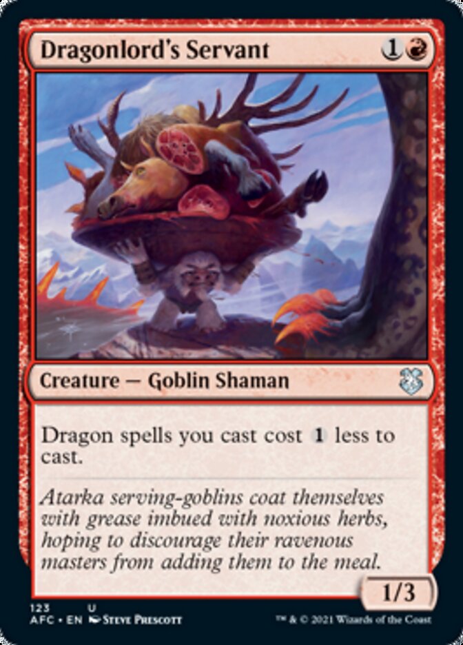 Magic | Dragonlord's Servant [Dungeons & Dragons: Adventures in the Forgotten Realms Commander] | The Nerd Merchant