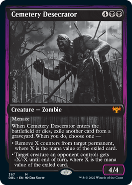 Magic | Cemetery Desecrator [Innistrad: Double Feature] | The Nerd Merchant