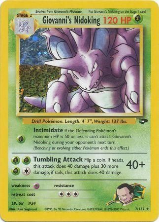 Pokemon | Giovanni's Nidoking (7/132) [Gym Challenge Unlimited] | The Nerd Merchant