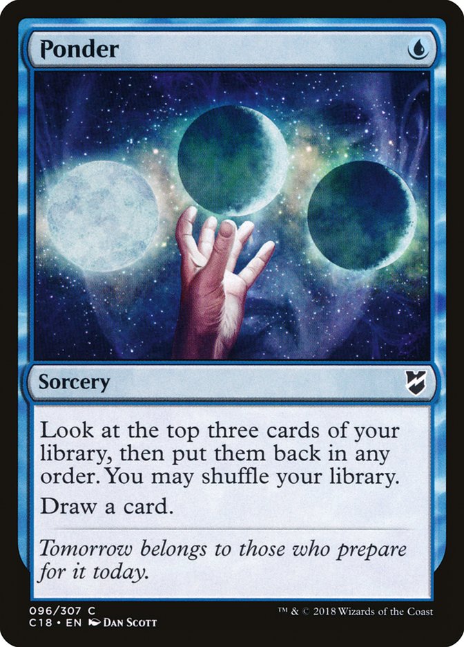 Magic | Ponder [Commander 2018] | The Nerd Merchant