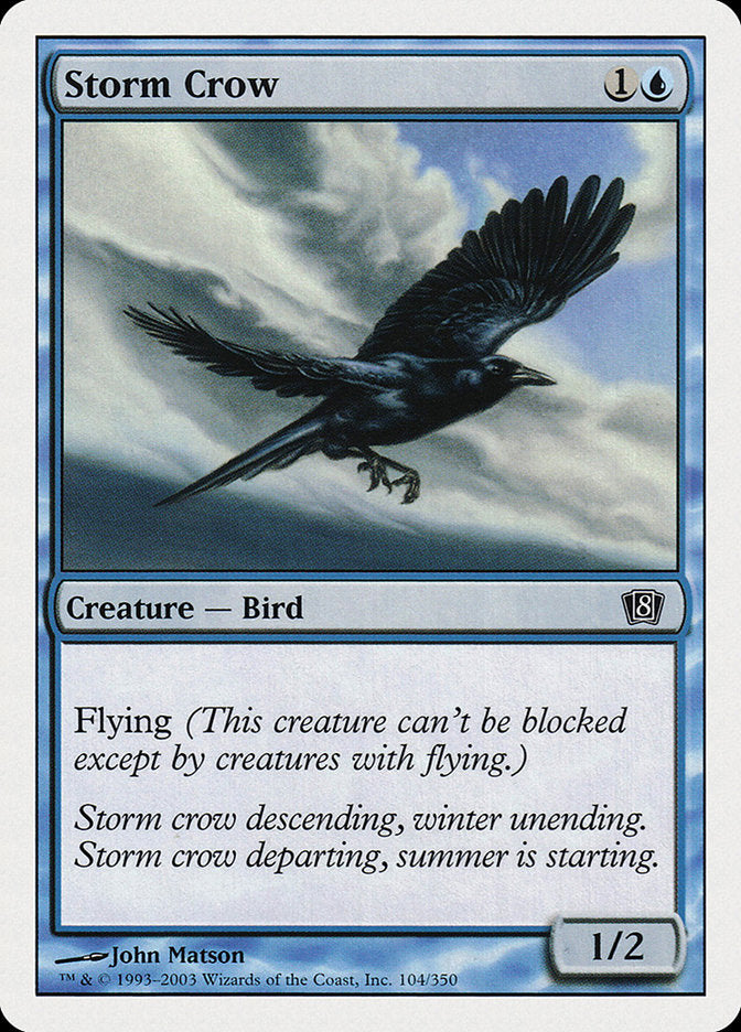 Magic | Storm Crow [Eighth Edition] | The Nerd Merchant