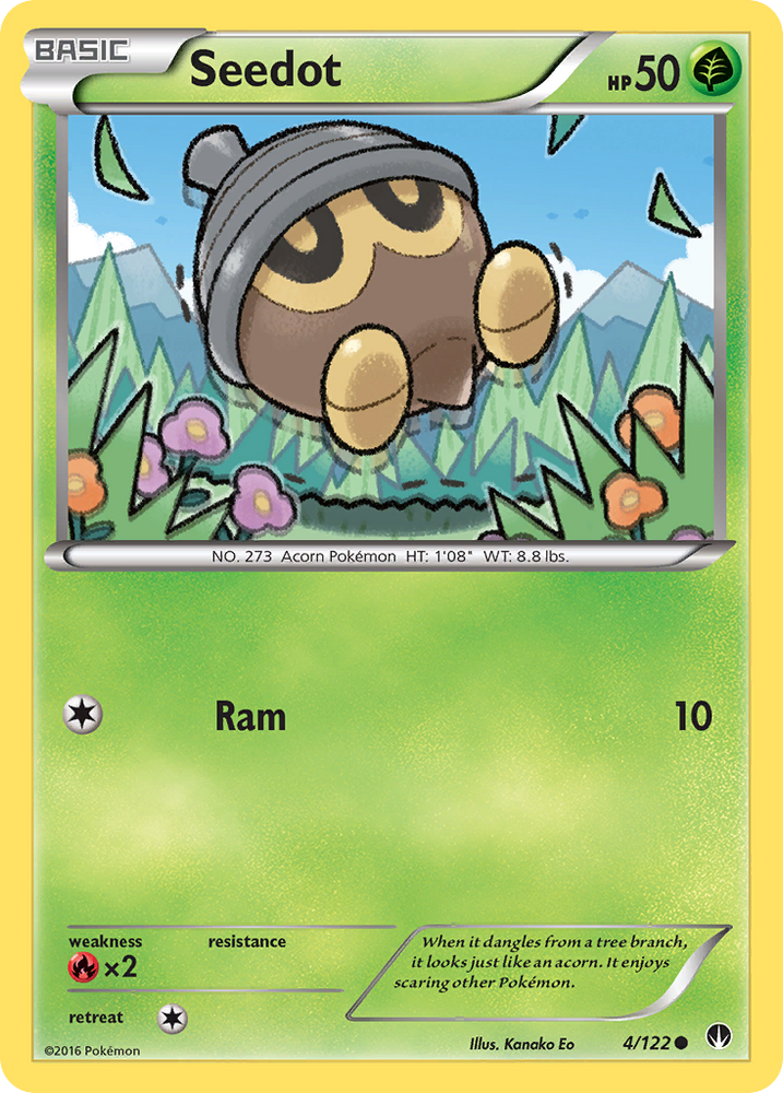 Pokemon | Seedot (4/122) [XY: BREAKpoint] | The Nerd Merchant