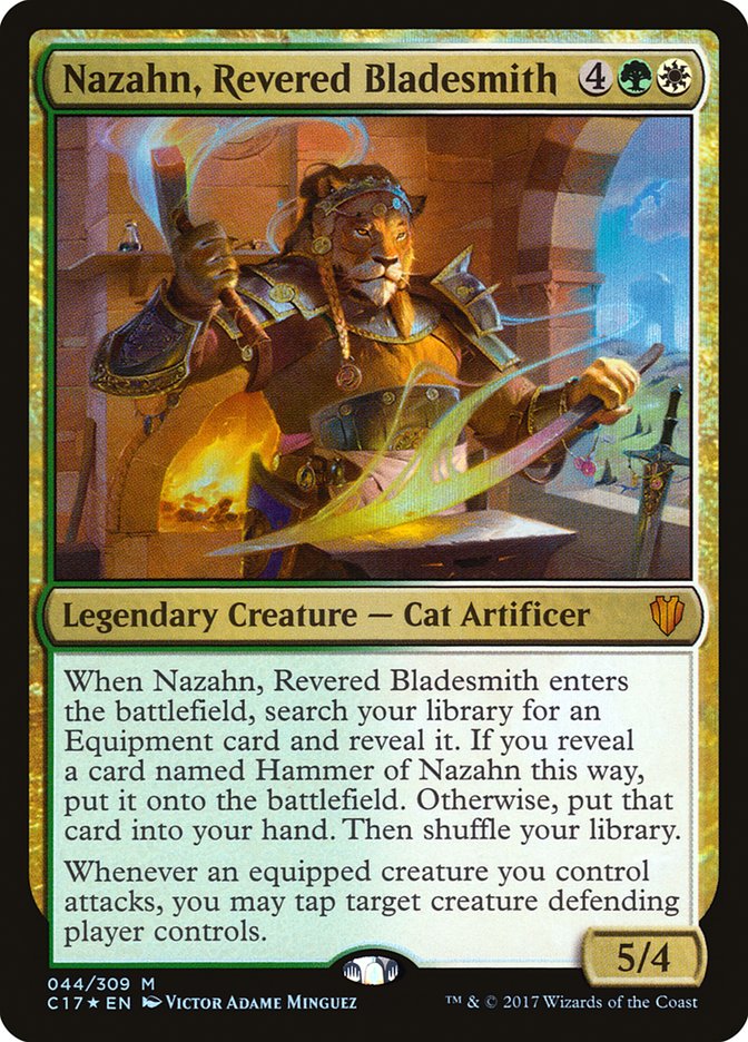 Magic | Nazahn, Revered Bladesmith [Commander 2017] | The Nerd Merchant
