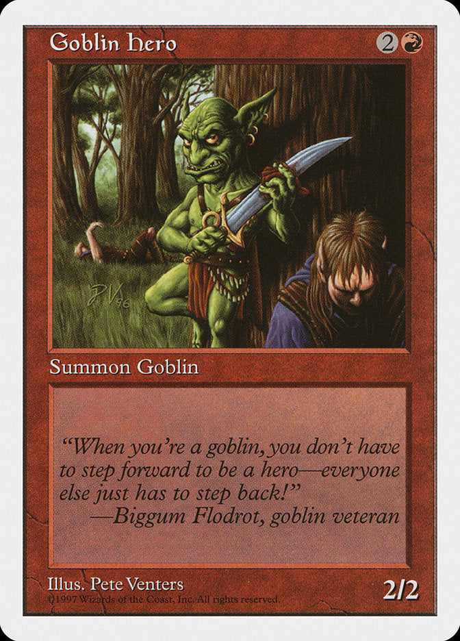 Magic | Goblin Hero [Fifth Edition] | The Nerd Merchant
