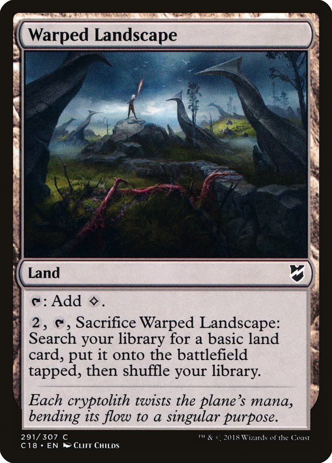 Magic | Warped Landscape [Commander 2018] | The Nerd Merchant