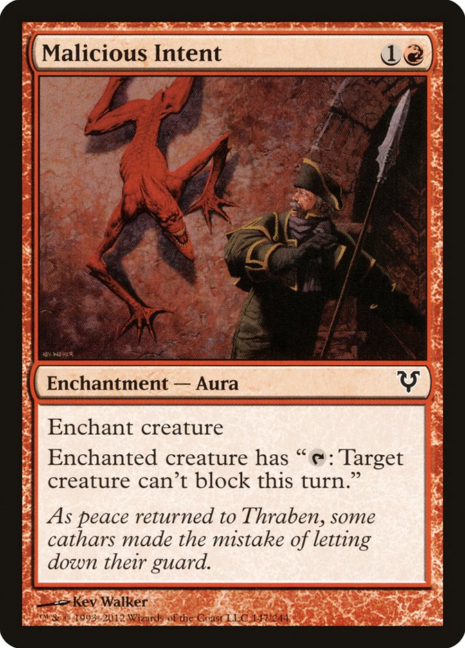 Magic | Malicious Intent [Avacyn Restored] | The Nerd Merchant