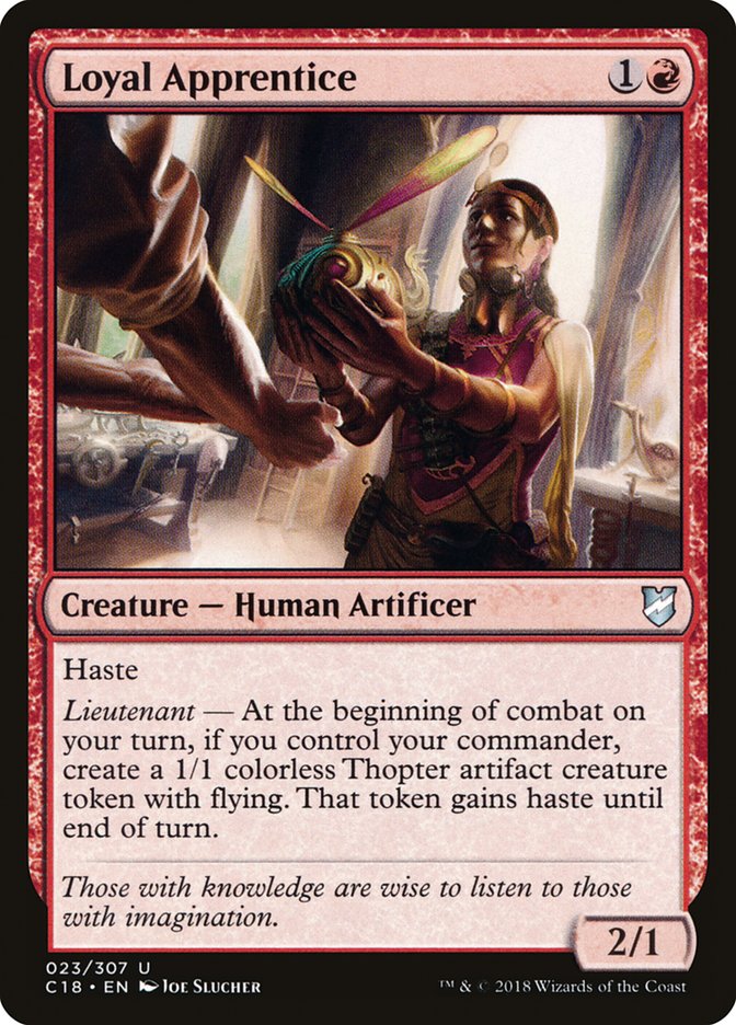 Magic | Loyal Apprentice [Commander 2018] | The Nerd Merchant