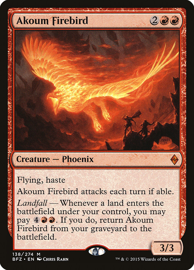 Magic | Akoum Firebird [Battle for Zendikar] | The Nerd Merchant