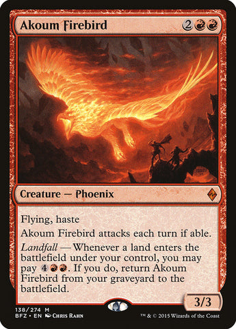 Magic | Akoum Firebird [Battle for Zendikar] | The Nerd Merchant