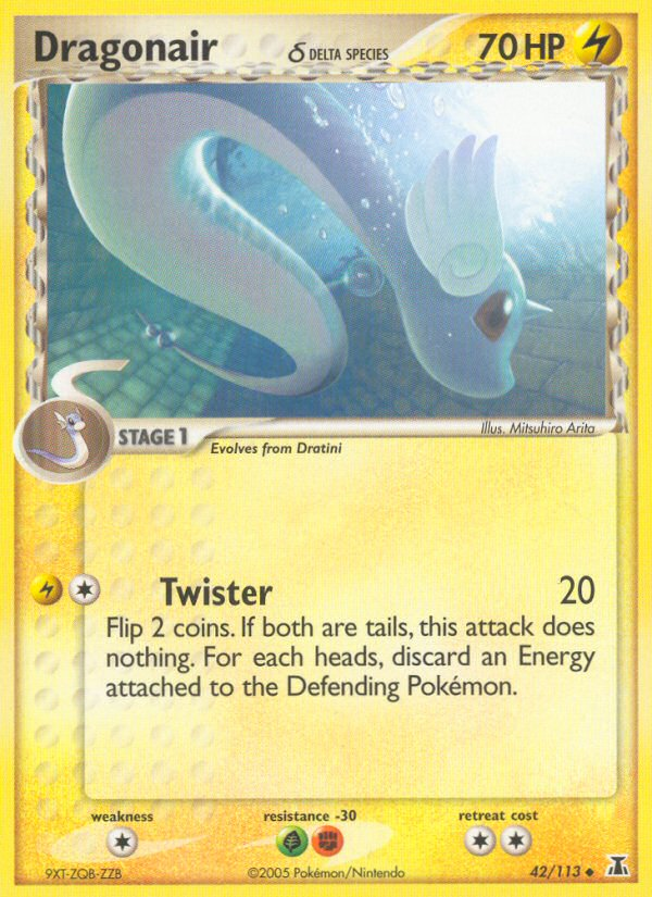 Pokemon | Dragonair (42/113) (Delta Species) [EX: Delta Species] | The Nerd Merchant