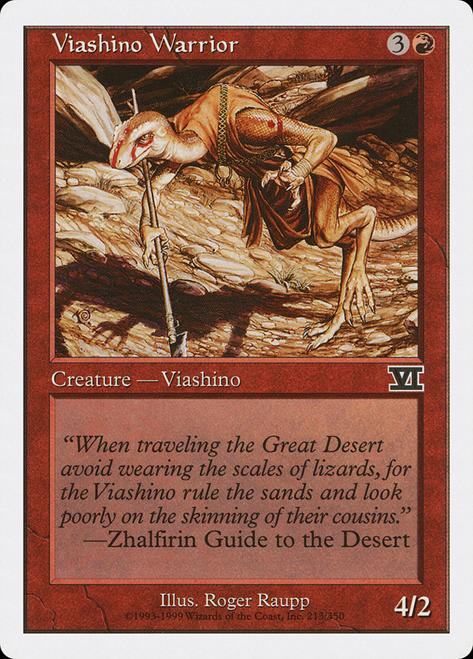 Magic | Viashino Warrior [Classic Sixth Edition] | The Nerd Merchant