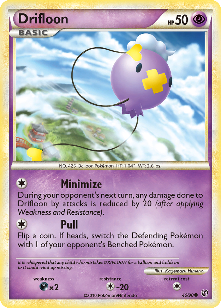 Pokemon | Drifloon (46/90) [HeartGold & SoulSilver: Undaunted] | The Nerd Merchant