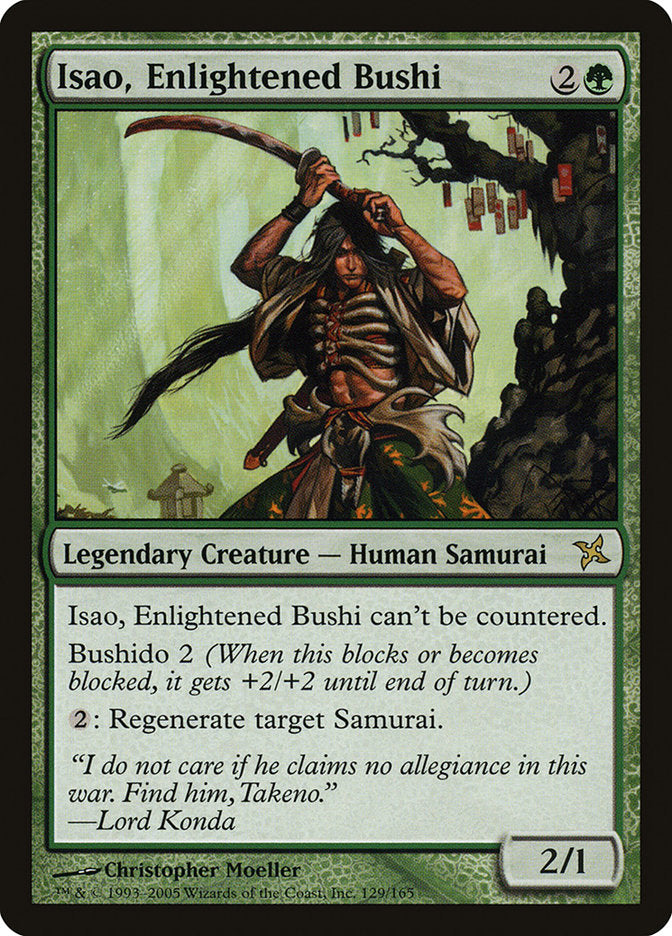Magic | Isao, Enlightened Bushi [Betrayers of Kamigawa] | The Nerd Merchant