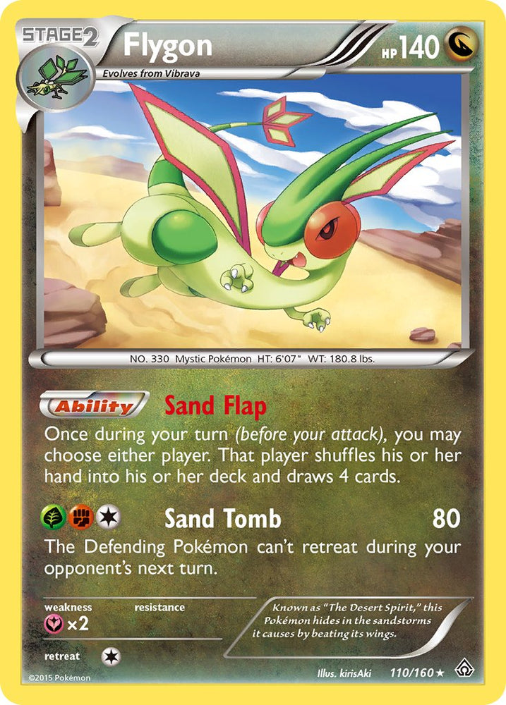 Pokemon | Flygon (110/160) (Cosmos Holo) (Blister Exclusive) [XY: Primal Clash] | The Nerd Merchant