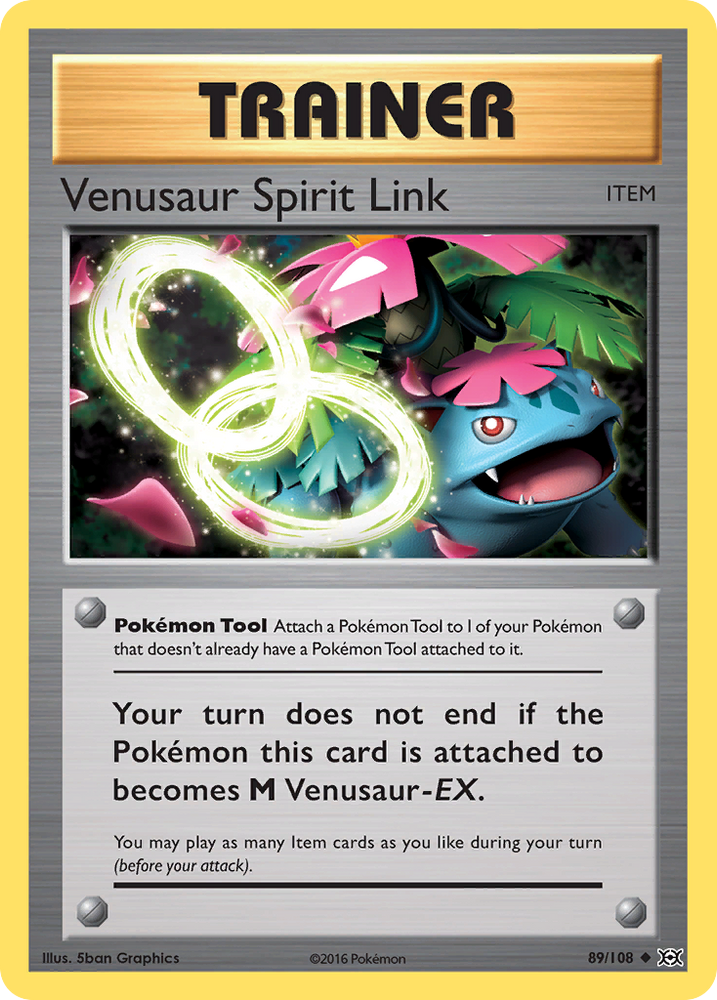 Pokemon | Venusaur Spirit Link (89/108) [XY: Evolutions] | The Nerd Merchant