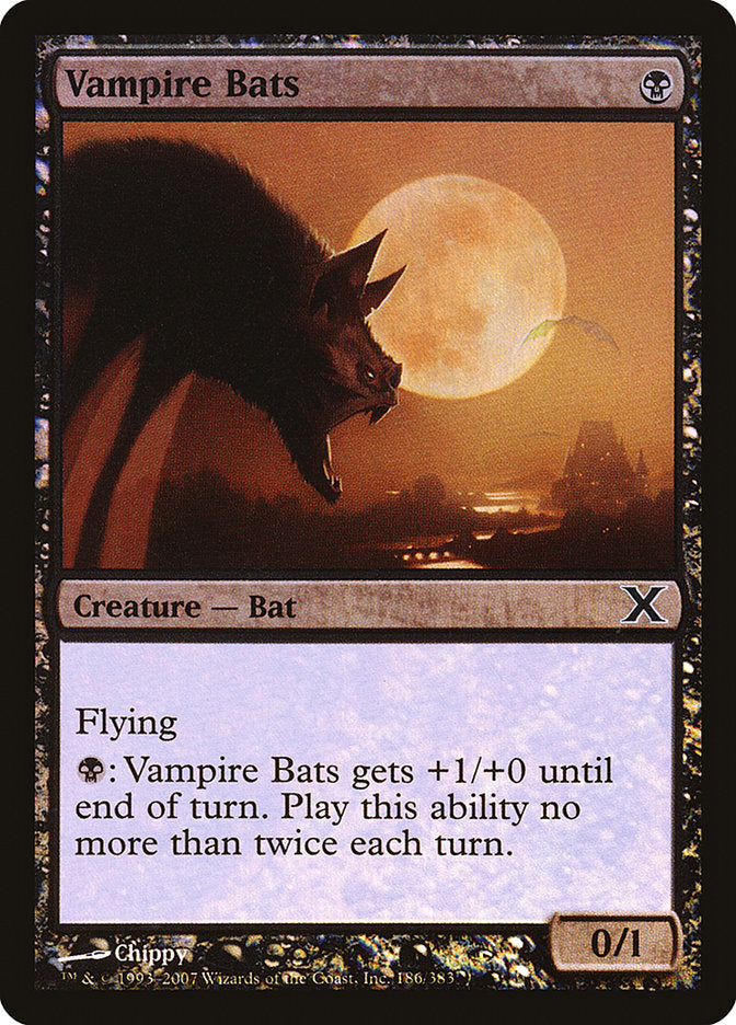 Magic | Vampire Bats (Premium Foil) [Tenth Edition] | The Nerd Merchant