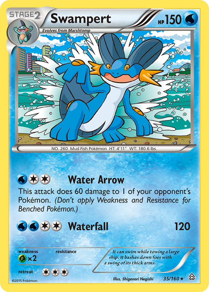 Pokemon | Swampert (35/160) [XY: Primal Clash] | The Nerd Merchant