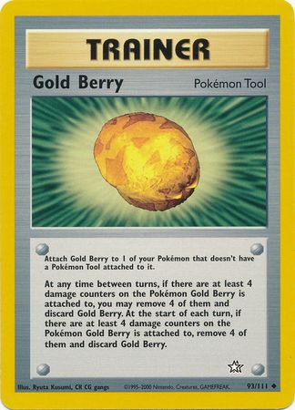 Pokemon | Gold Berry (93/111) [Neo Genesis Unlimited] | The Nerd Merchant