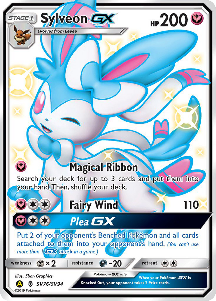 Pokemon | Sylveon GX (SV76/SV94) [Sun & Moon: Hidden Fates - Shiny Vault] | The Nerd Merchant