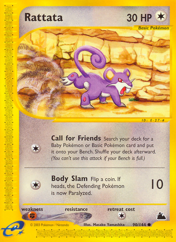 Pokemon | Rattata (90/144) [Skyridge] | The Nerd Merchant