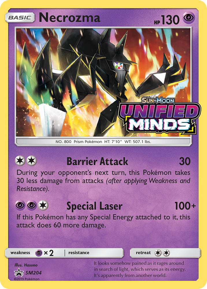 Pokemon | Necrozma (SM204) [Sun & Moon: Black Star Promos] | The Nerd Merchant