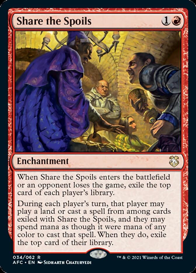 Magic | Share the Spoils [Dungeons & Dragons: Adventures in the Forgotten Realms Commander] | The Nerd Merchant