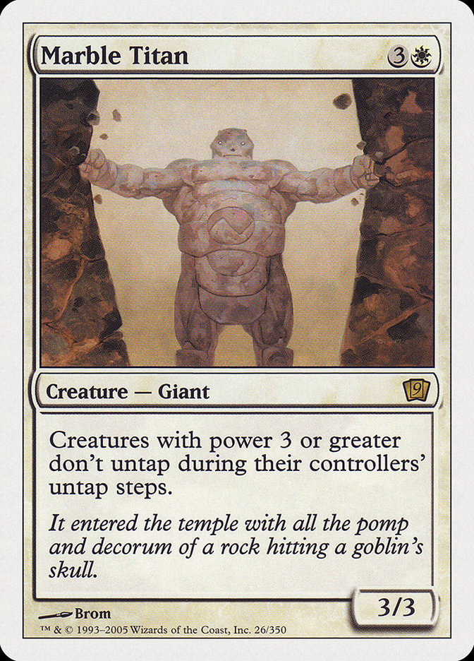 Magic | Marble Titan [Ninth Edition] | The Nerd Merchant