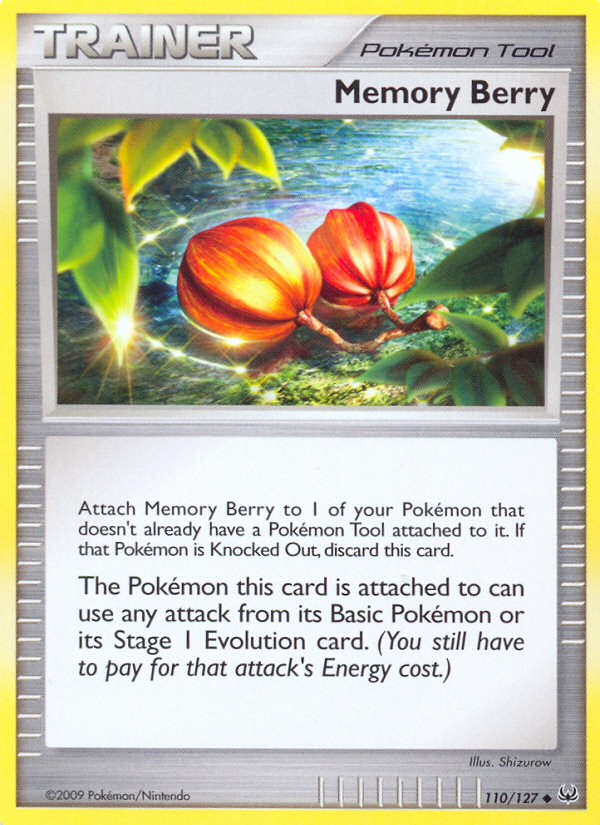 Pokemon | Memory Berry (110/127) [Platinum: Base Set] | The Nerd Merchant