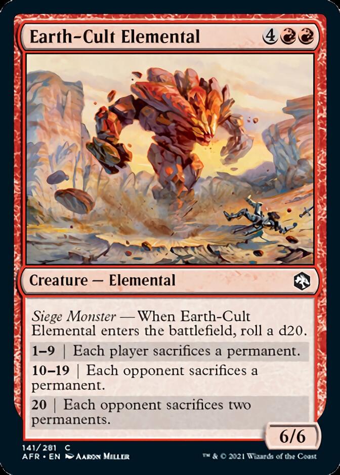 Magic | Earth-Cult Elemental [Dungeons & Dragons: Adventures in the Forgotten Realms] | The Nerd Merchant