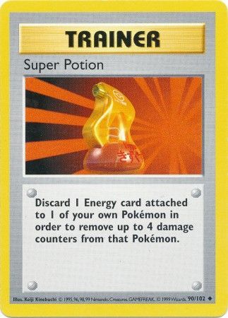 Pokemon | Super Potion (90/102) [Base Set Shadowless Unlimited] | The Nerd Merchant