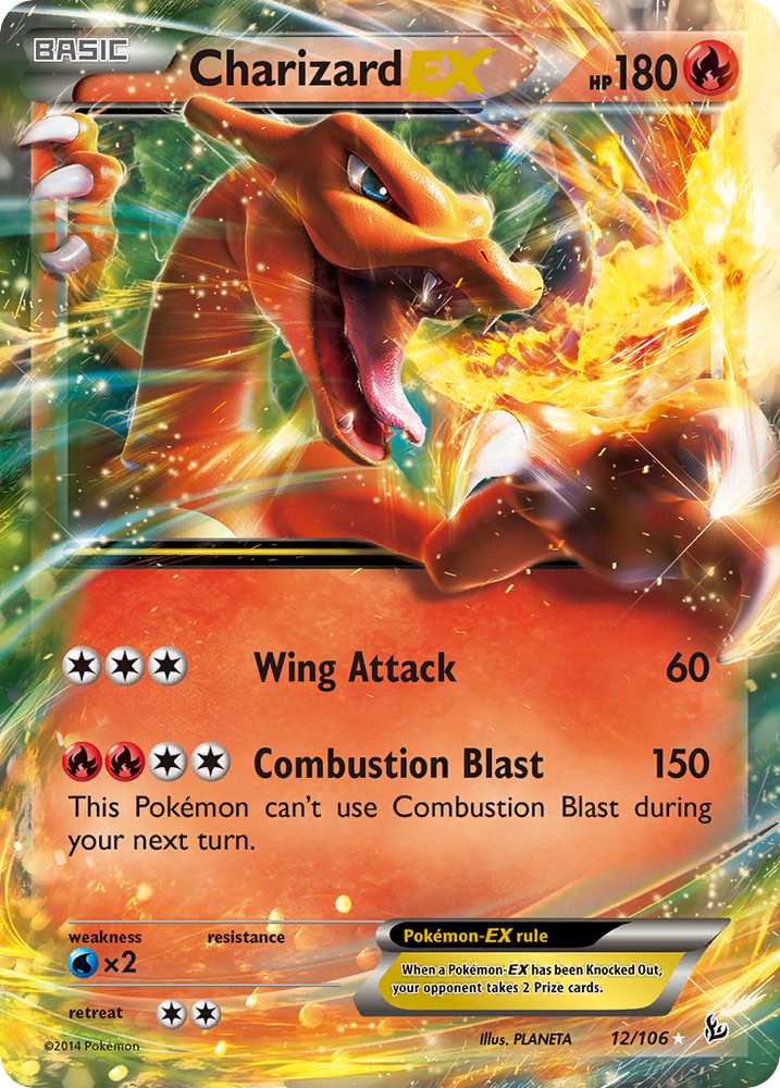 Pokemon | Charizard EX (12/106) [XY: Flashfire] | The Nerd Merchant