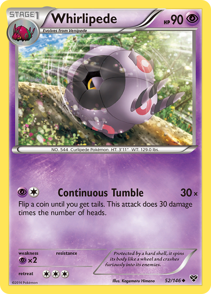 Pokemon | Whirlipede (52/146) [XY: Base Set] | The Nerd Merchant